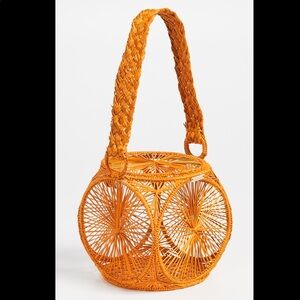 NWT! Kaanas Lorica Lantern Handwoven Bag
